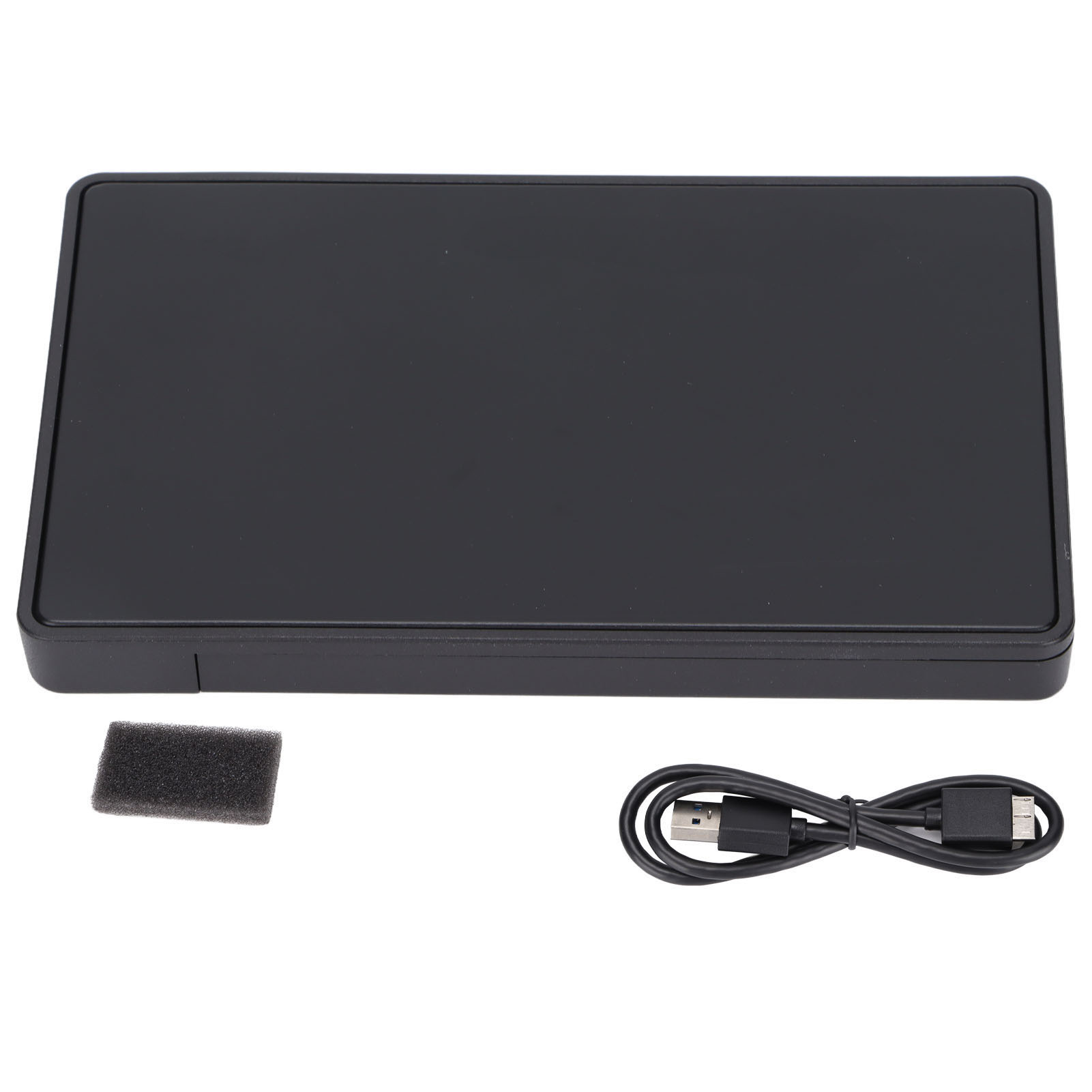 Externes Usb 3.0-festplattengehäuse Mit Intelligenter Ruhezustandsfunktion Und Schaumstoffschutz Für Festplatten – Schwarz