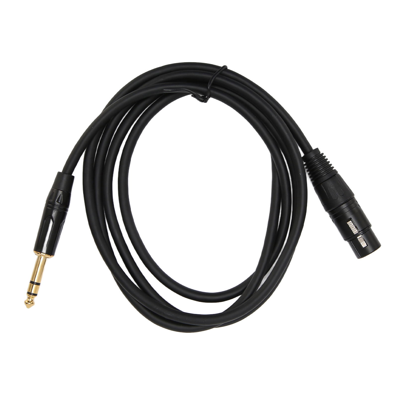 Xlr-buchse Auf 6,35-mm-trs-stereo-schildkabel, Geschirmt – 1 M – Professioneller Symmetrischer Anschluss