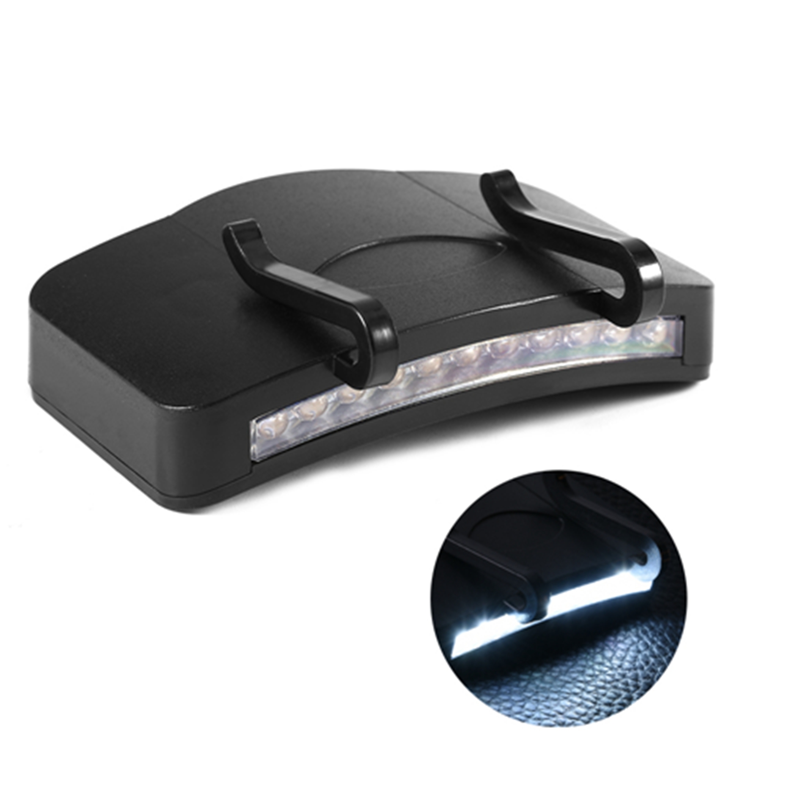 Weiße Led-stirnlampe Zum Radfahren, Wandern Und Campen, Mit Kappenclip, Nachtlicht.