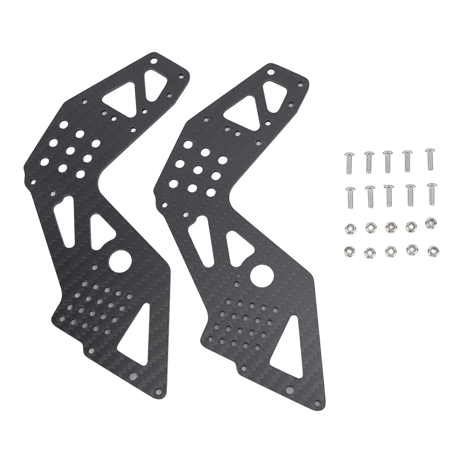 Leichte Seitenverkleidungen Aus Kohlefaser Für Das Chassis Von Losi Lmt 1:8, Robuster Schwarzer Schutz Für 4x4 Offroad-rc-fahrzeuge