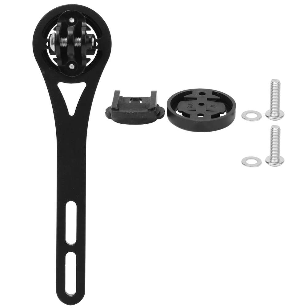 Schwarze Fahrradhalterung Aus Aluminiumlegierung – Robustes Fahrradzubehör Für Lenkercomputer