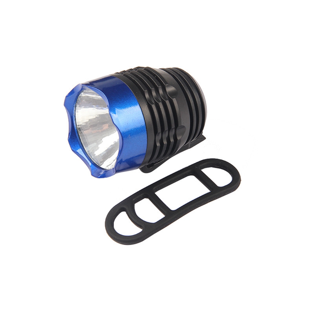 Wasserdichter Led-fahrradscheinwerfer Für Lenker, Schwarzes Und Blaues Fahrradlicht