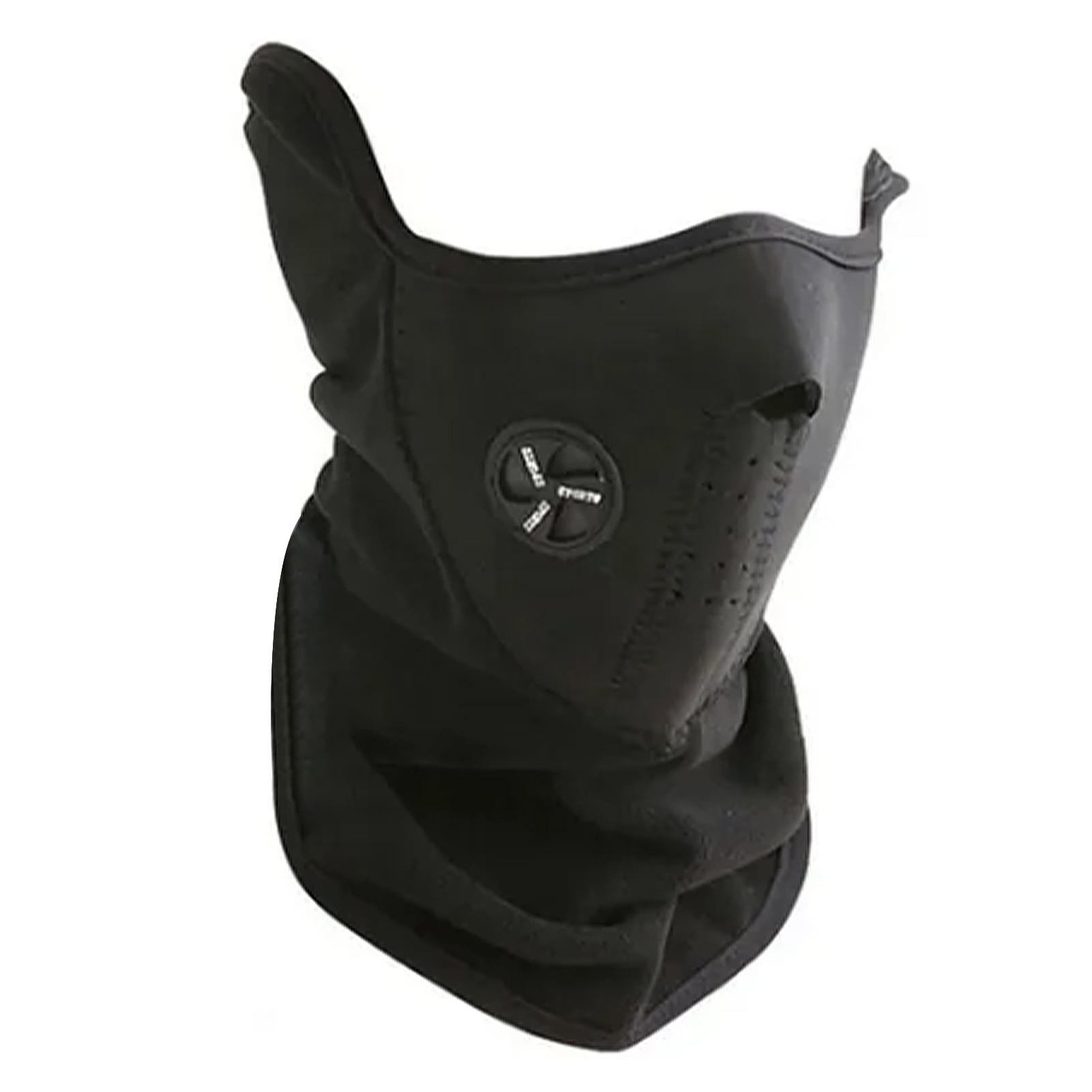 Bequemer, Atmungsaktiver Nackenwärmer Zum Reiten Und Für Outdoor-aktivitäten, Sonnenschutz, Schwarzer Gesichtsmaskenschal