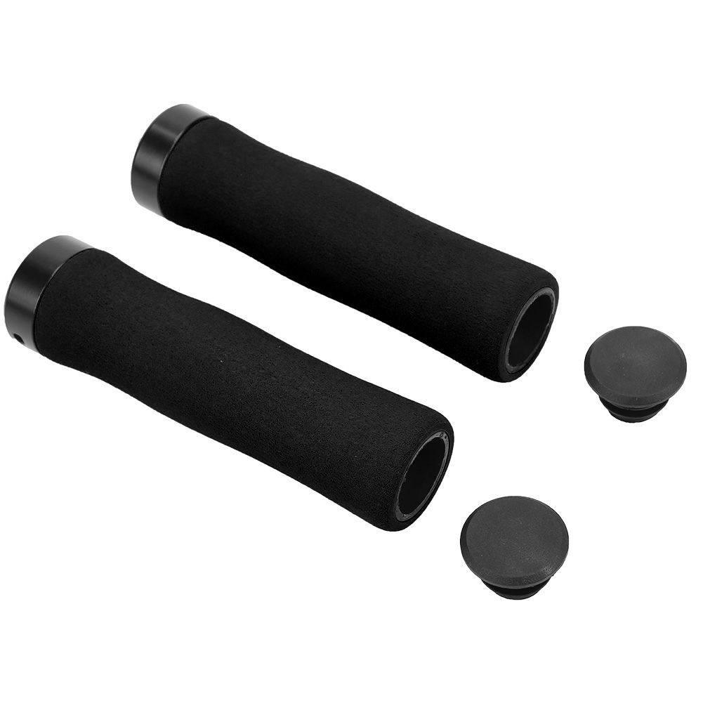 Rennrad-lenkergriff Aus Schaumstoff, Diy-zubehör Mit Endkappe (schwarz)