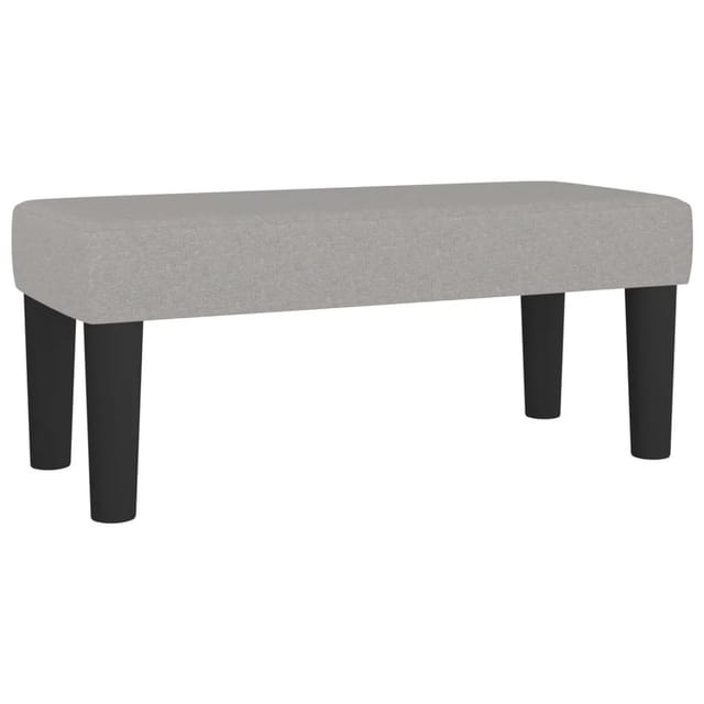 vidaXL Sitzbank Hellgrau 70x30x30 cm Stoff 346616