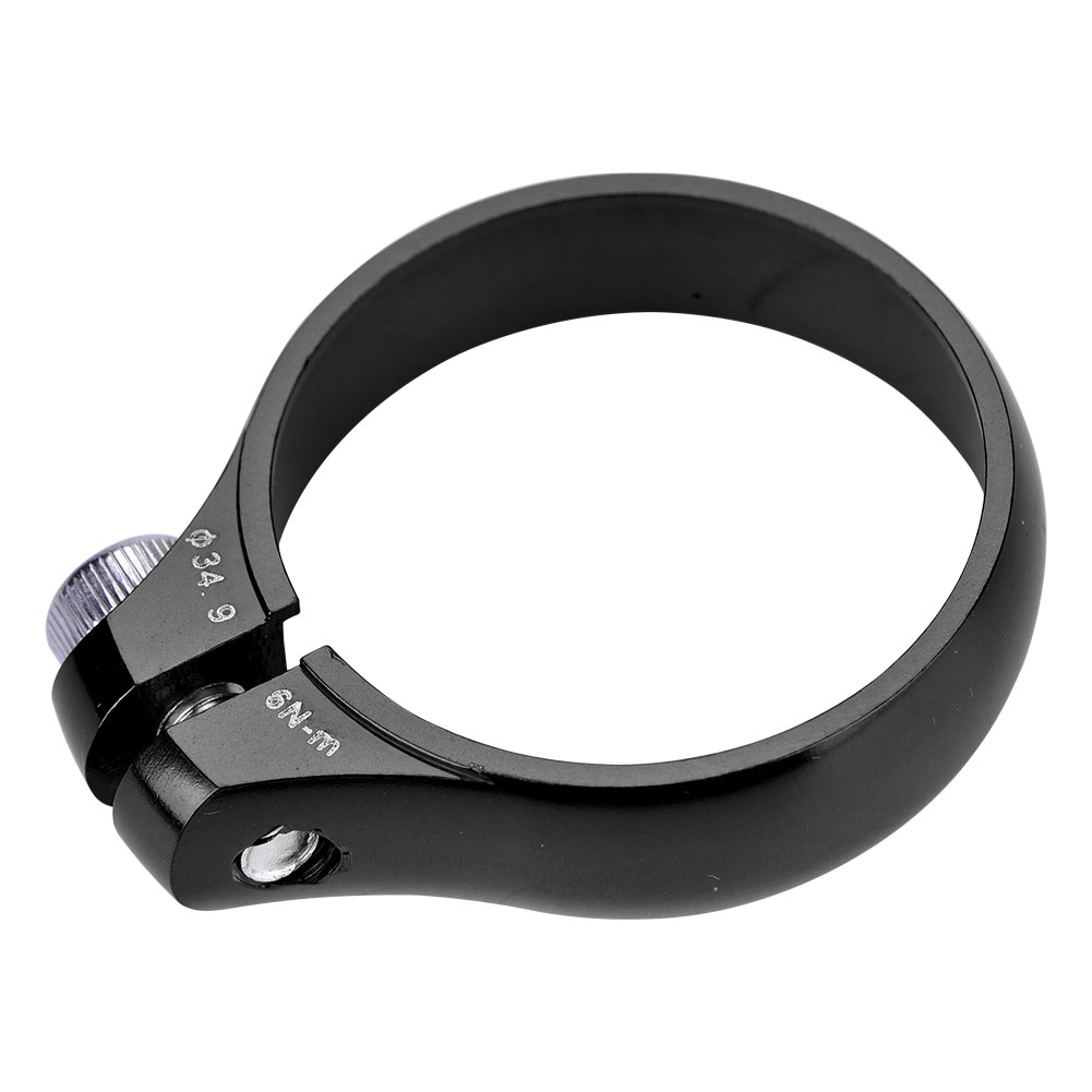 Leichte 34,9-mm-sattelklemme Aus Aluminiumlegierung Für Mountainbikes Und Rennräder (schwarz)
