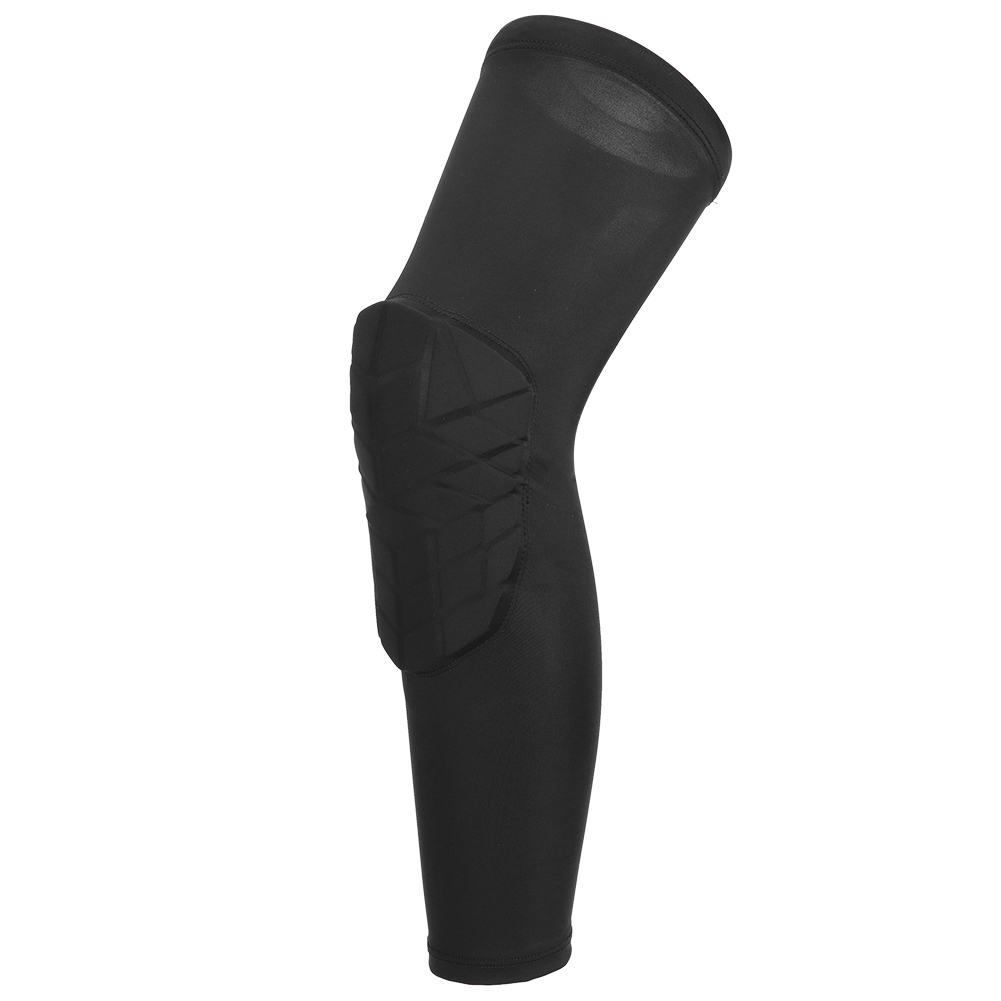 Ultradünner, Atmungsaktiver, Stoßdämpfender Und Elastischer Basketball-knieschoner Aus Zellmaterial Für Erwachsene Und Kinder, Schwarz, Xxl