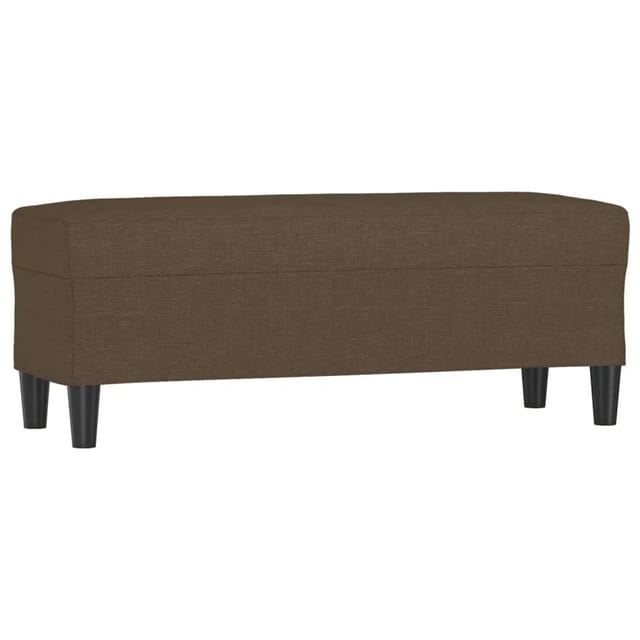 vidaXL Sitzbank Braun 100x35x41 cm Stoff 349410