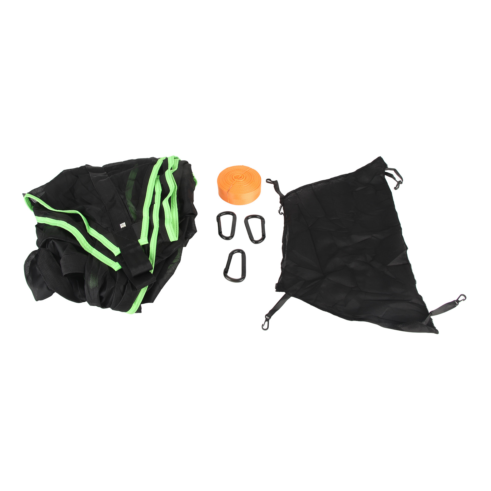 Tragbare Dreieckshängematte Für 3 Personen – Ideal Für Camping, Angeln Und Outdoor-aktivitäten In Schwarz