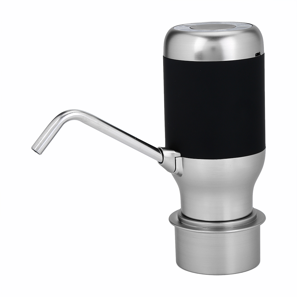 Automatische, Kabellose, Per Usb Aufladbare Wasserpumpe Für Flaschen, Intelligenter Wasserspender, Schwarz