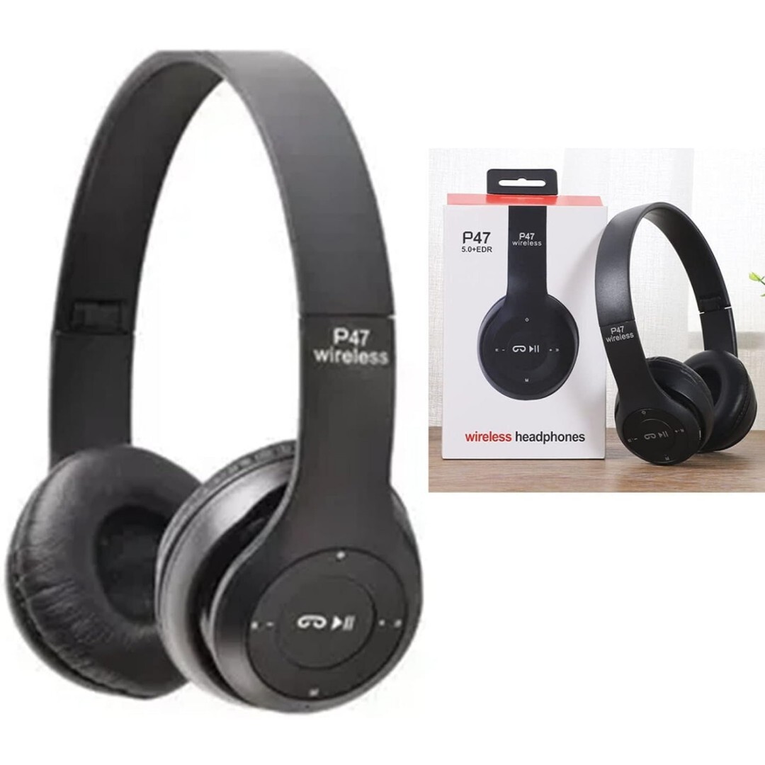 Faltbarer, Multifunktionaler Sportkopfhörer Mit Hi-fi-stereoklang Und Fortschrittlicher Technologie (schwarz)