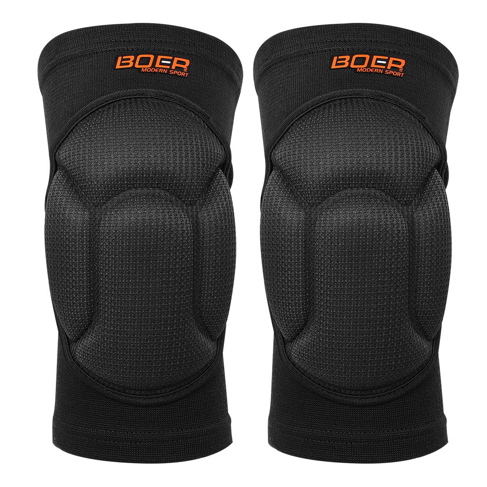 Knieschoner Aus Dickem Schaumstoff Für Torhüter Und Tänzer, Schwarze, Stoßdämpfende Manschette (größe S)