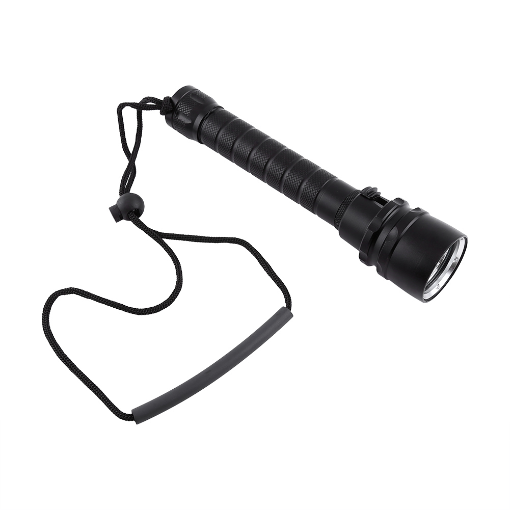 Wasserdichte Tauchlampe 100 M, 3 Leds, 2000 Lm Mit Handschlaufe Zum Gerätetauchen