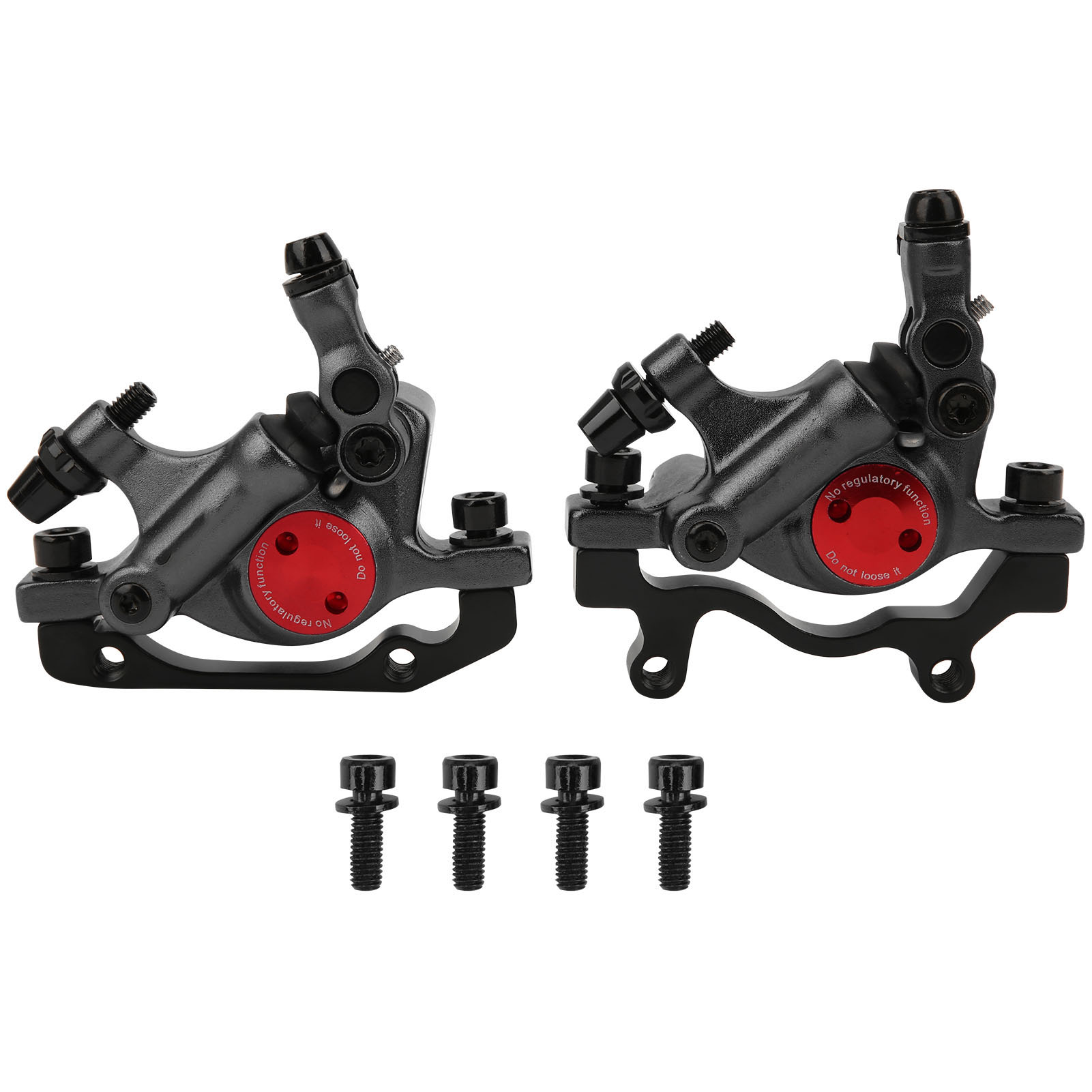 2-teiliges Scheibenbremsenset Aus Aluminiumlegierung Für Mountainbikes Und Falträder, Schwarzes Zubehör