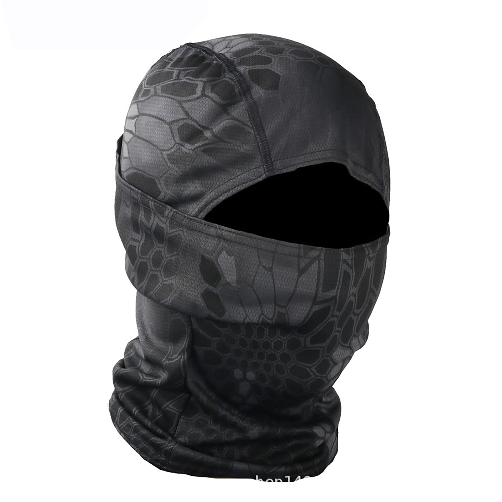 Vollgesichtsmaske, Winddicht Und Atmungsaktiv, Für Motorradfahren, Outdoor-sportarten, Sonnenschutz, Schwarz