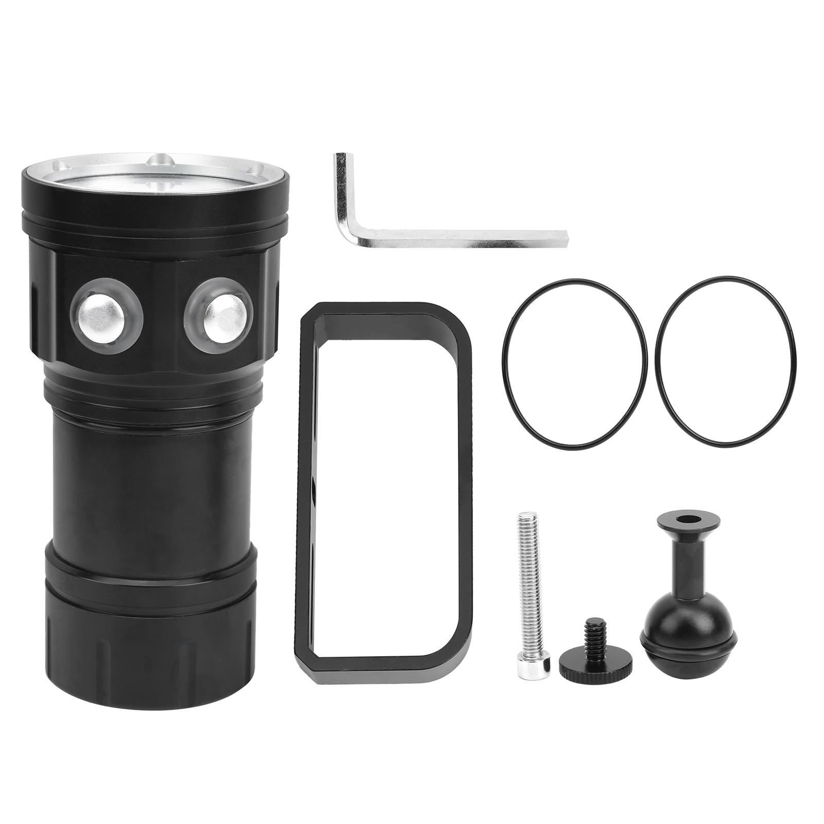 Tragbare, Wasserdichte, Professionelle Led-tauchlampe Für Die Unterwassererkundung