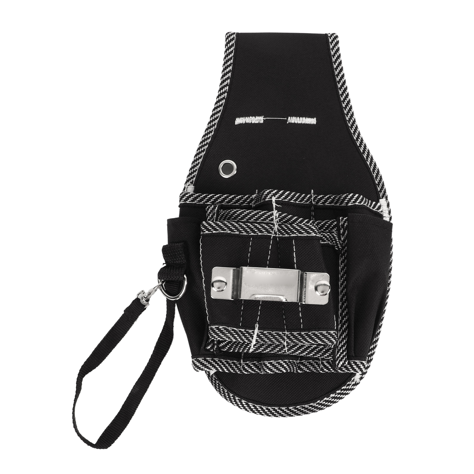 Werkzeuggürtel Aus Oxford-canvas Für Elektriker, Kompakte Schwarze Gürteltasche Für Heimwerkerbedarf Und Eisenwaren.