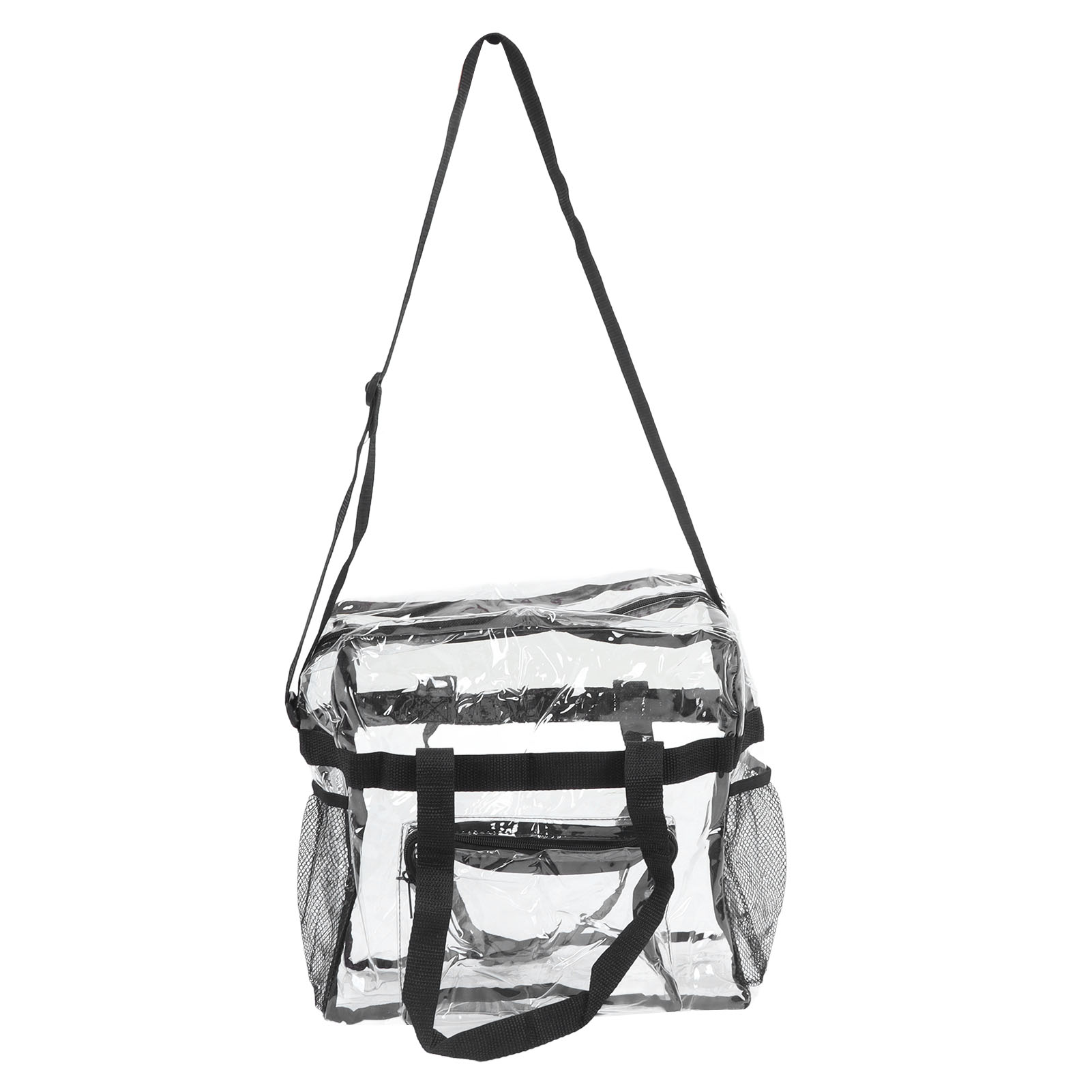 Große, Transparente, Kältebeständige Pvc-tasche Für Reisen Und Einkäufe, Hohes Fassungsvermögen, Schwarz