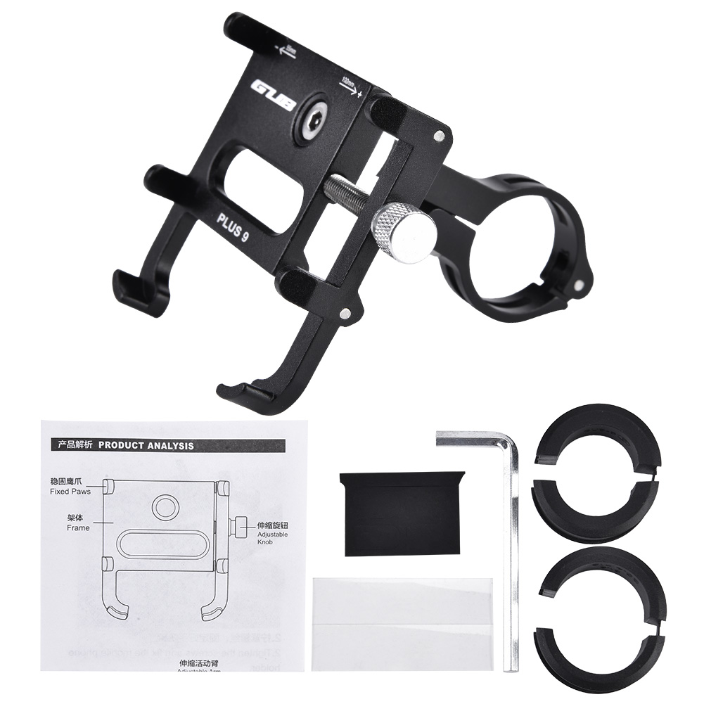 Handyhalterung Für Rennrad-, Mountainbike- Oder Motorradlenker - Handyclip-halterung (schwarz)