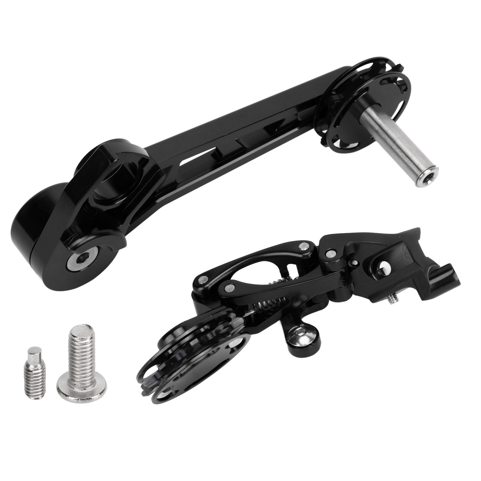 Cnc-gefräster Kettenspanner Aus Aluminiumlegierung Für 7-gang-fahrräder, Ersatz Für Schaltwerk Mit 11-30t-ritzel, Schwarz