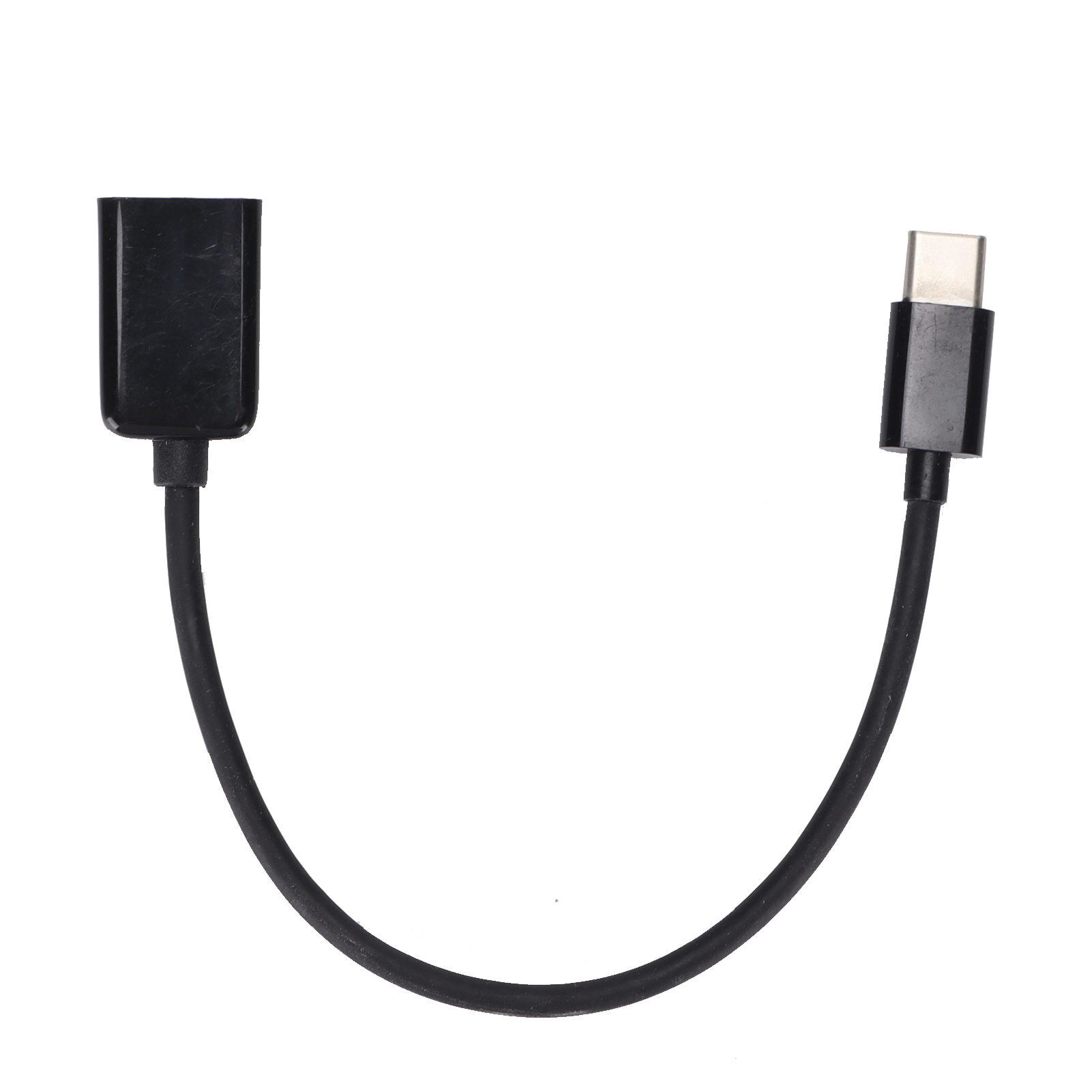 Tragbarer Usb-c-zu-otg-adapter Für Maus, Tastatur Und Usb-peripheriegeräte (schwarz)