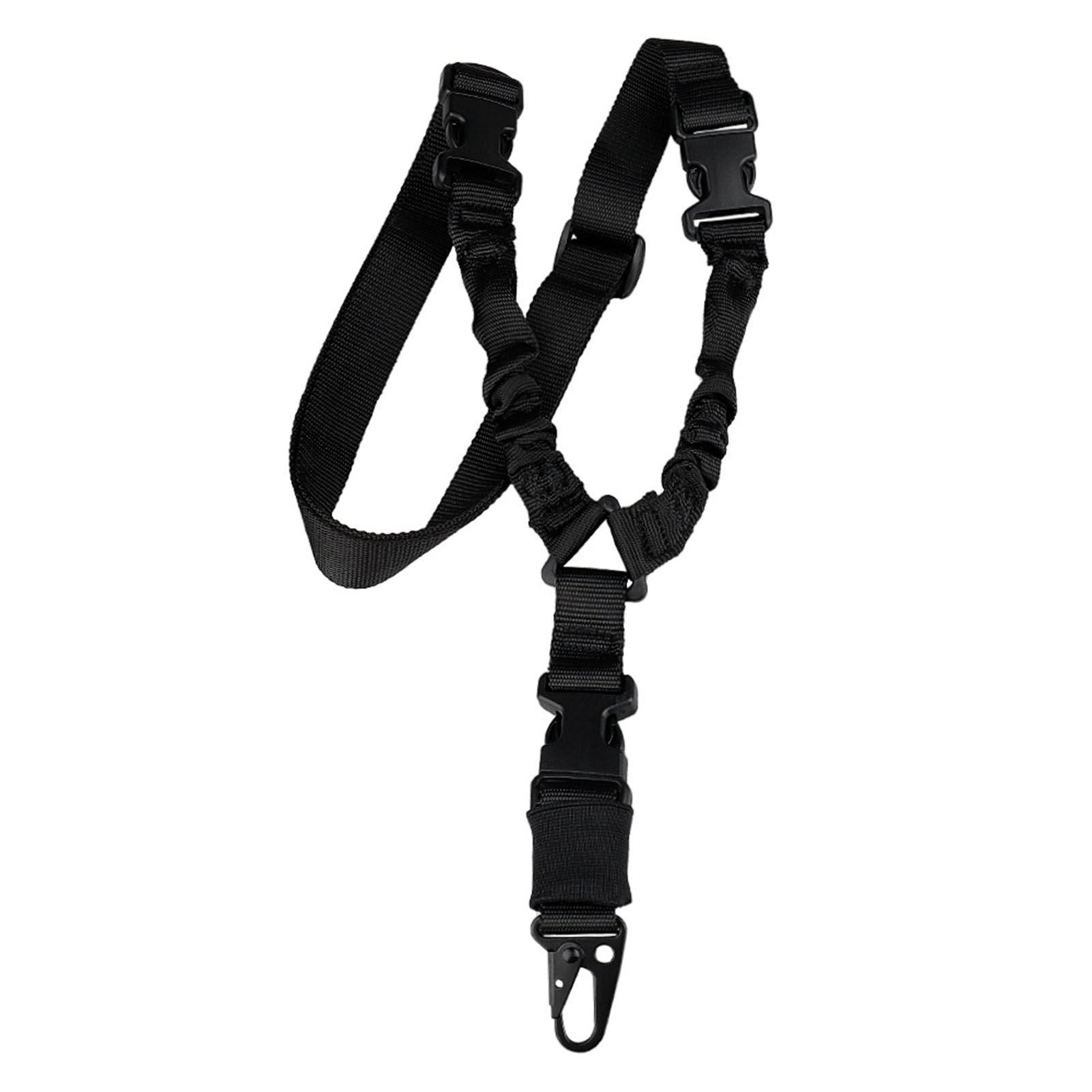 Amerikanischer Nylonriemen Mit Einfacher Schnalle Für Outdoor-sportausrüstung, Schwarz