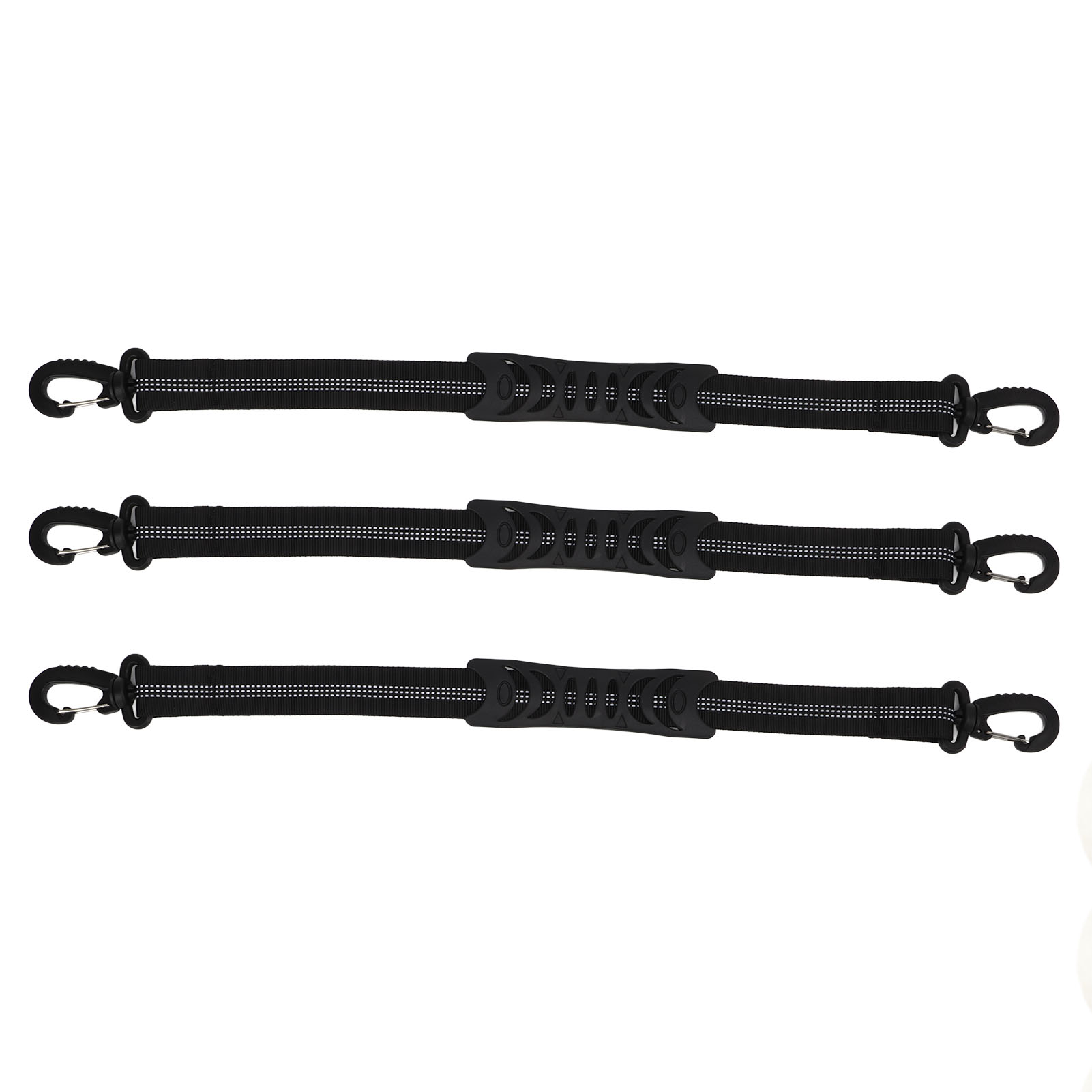 3-teiliger Tragegurt Für Rollschuhe, Skischuhe Und Snowboards – Schuhträger Aus Schwarzem Nylon