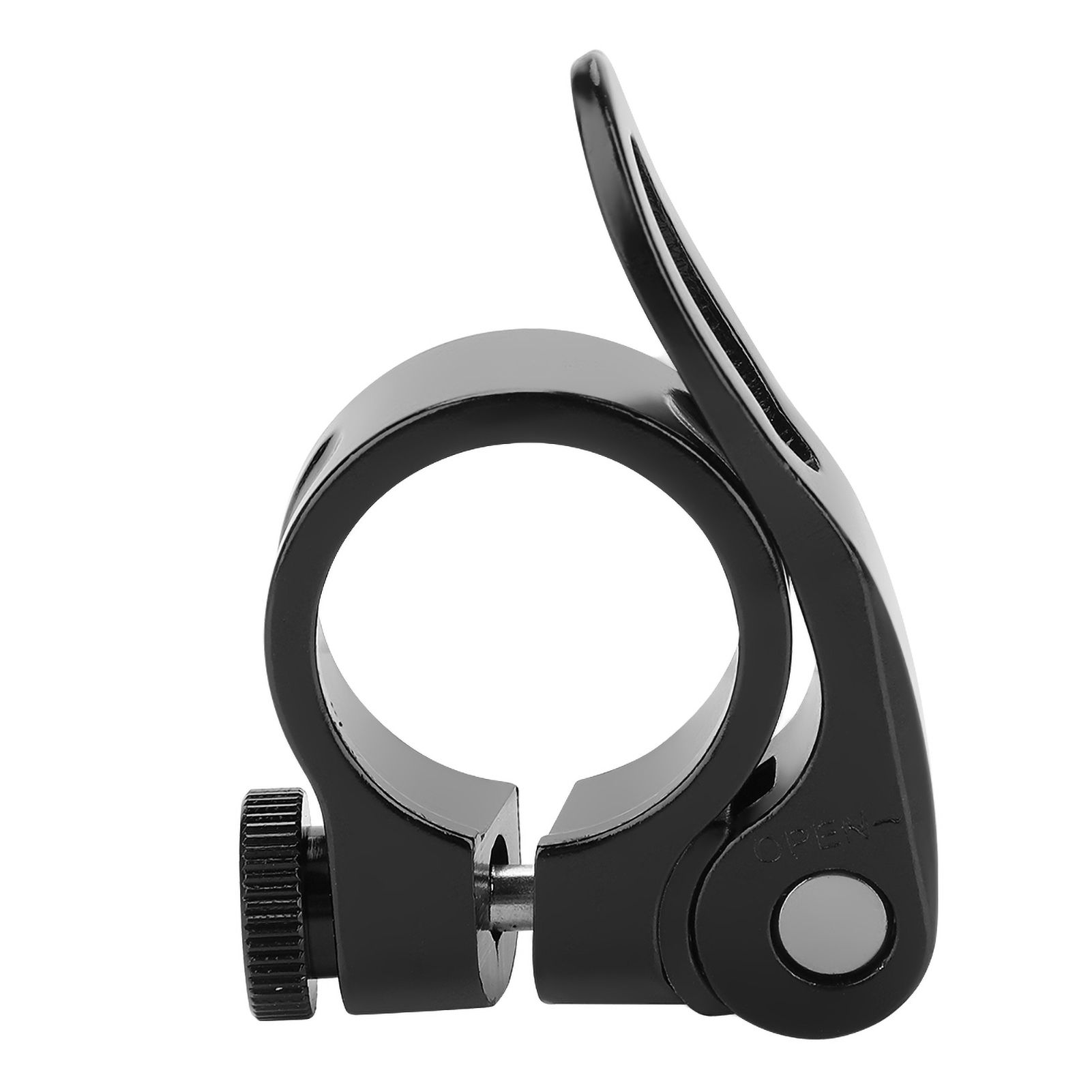 Rennrad- Und Mountainbike-sattel Aus Aluminiumlegierung Mit Schnellspanner, Schwarz