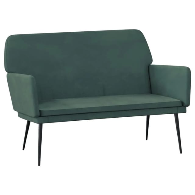 vidaXL Sitzbank Dunkelgrün 108x79x79 cm Samt 351384
