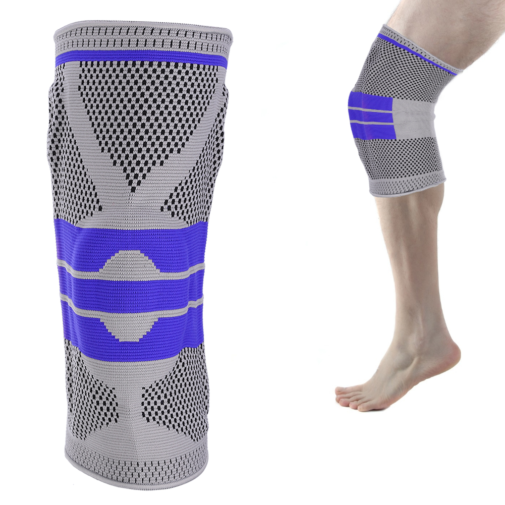 Leichte Unisex-sportkniebandage Für Radfahren, Fitness Und Ballsportarten, Dunkelblauer Kniescheibenschutz