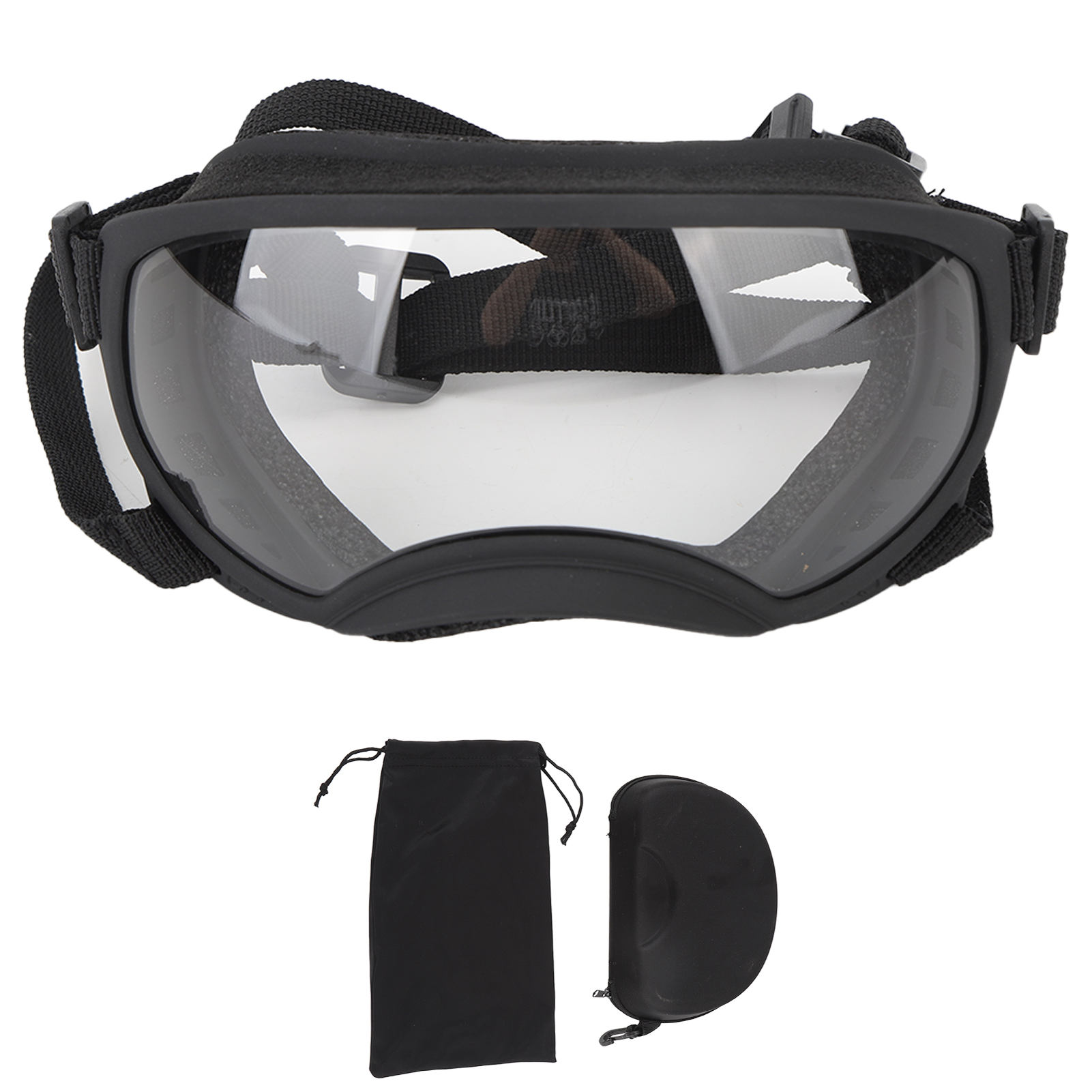 Antibeschlag-uv-schutzbrille Für Große Hunde, Verstellbar Und Transparent Für Augenschutz Im Freien.