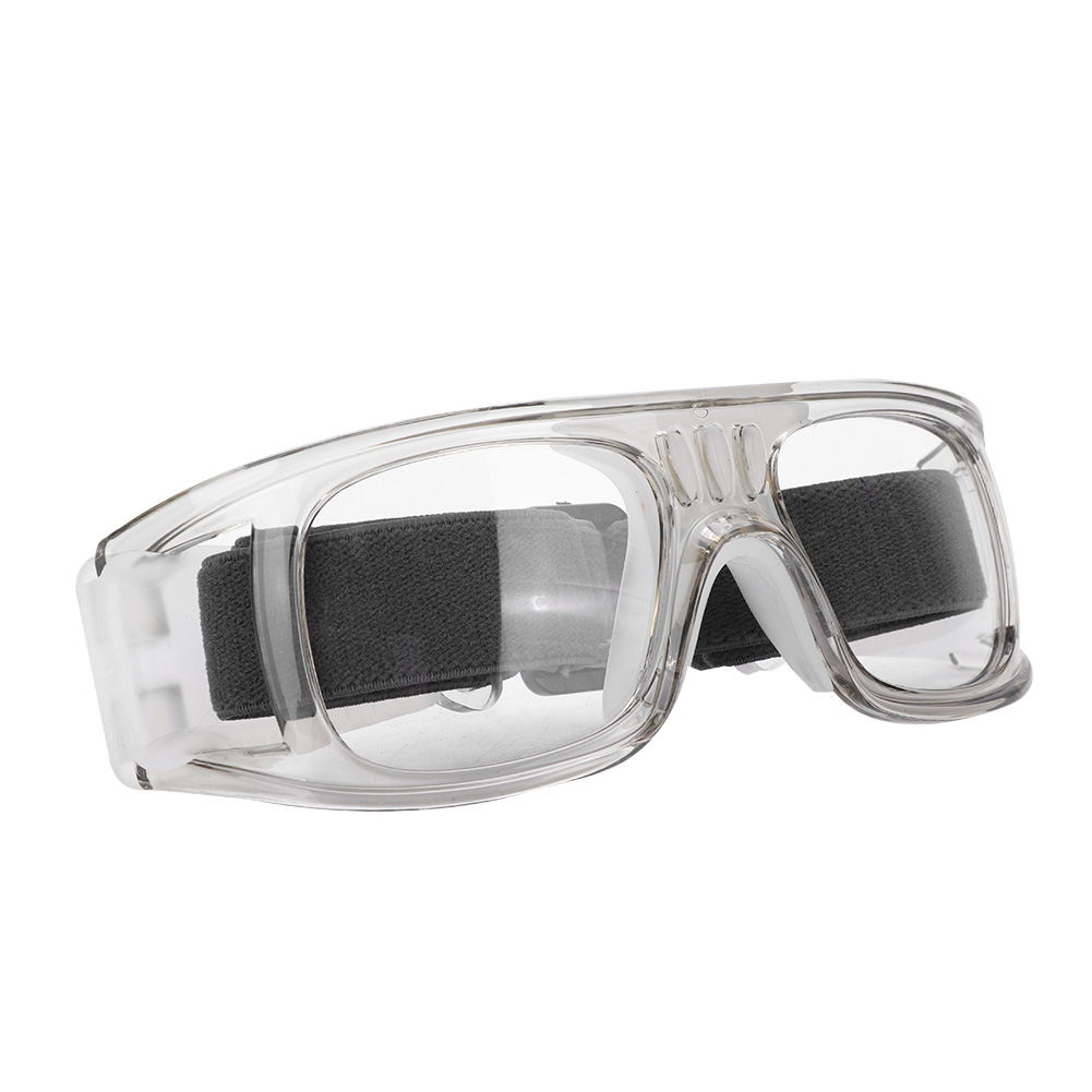 Schutzbrille Für Outdoor-sportarten Wie Basketball, Fußball Und Golf – Transparenter Grauer Rahmen