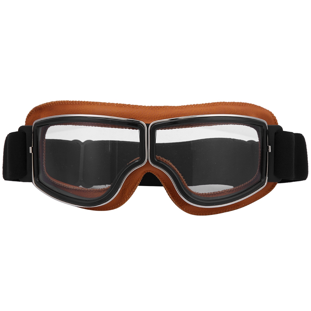 Winddichte Motorradbrille Für Roller Und Fahrrad (klare Gläser)