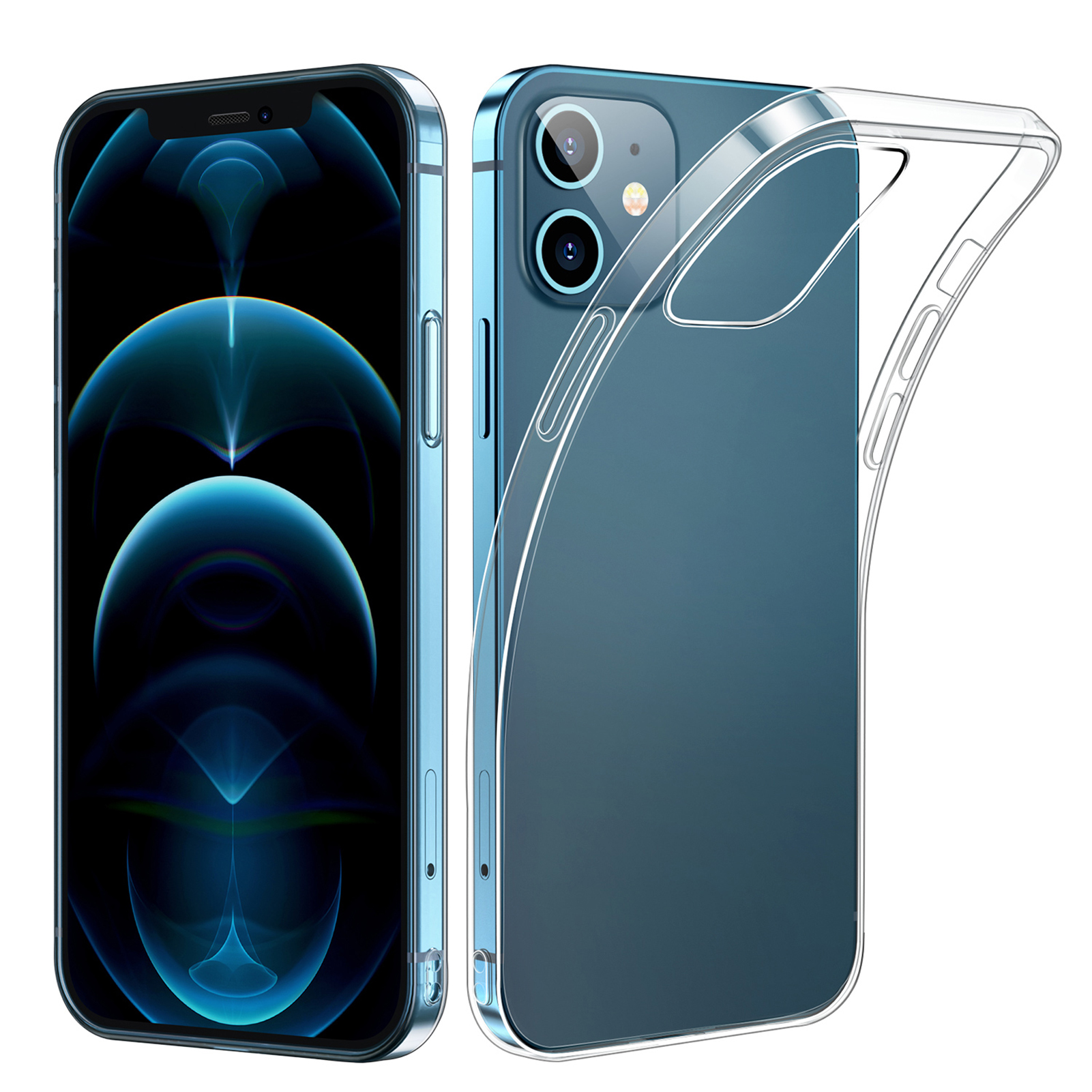 Ultradünne, 1,5 Mm Starke, Vergilbungsfreie, Transparente Tpu-hülle Für Iphone 12 – Schlanker Und Robuster Schutz