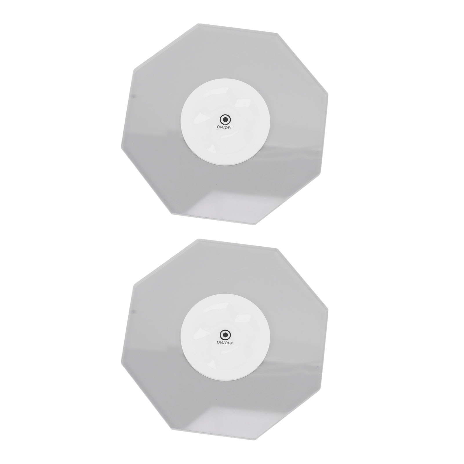 Achteckiger Led-untersetzer Mit Rgb-beleuchtung, 3 Modi, Transparent Und Wasserdicht (ip65), Batteriebetrieben, 2 Stück Für Partys