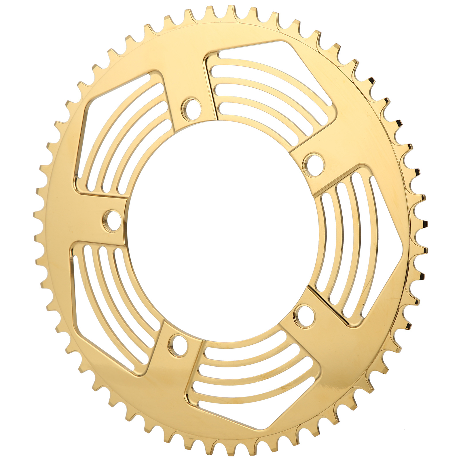 Bolany Faltrad-rennrad Mit 56t Kettenblatt (positiv/negativ) Und Einzelkettenblatt, Gold