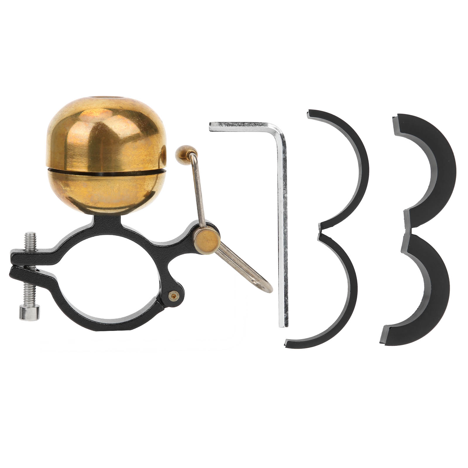 Vintage-fahrradklingel Aus Aluminium-kupfer-legierung, Retro-accessoire Für Goldene Fahrräder