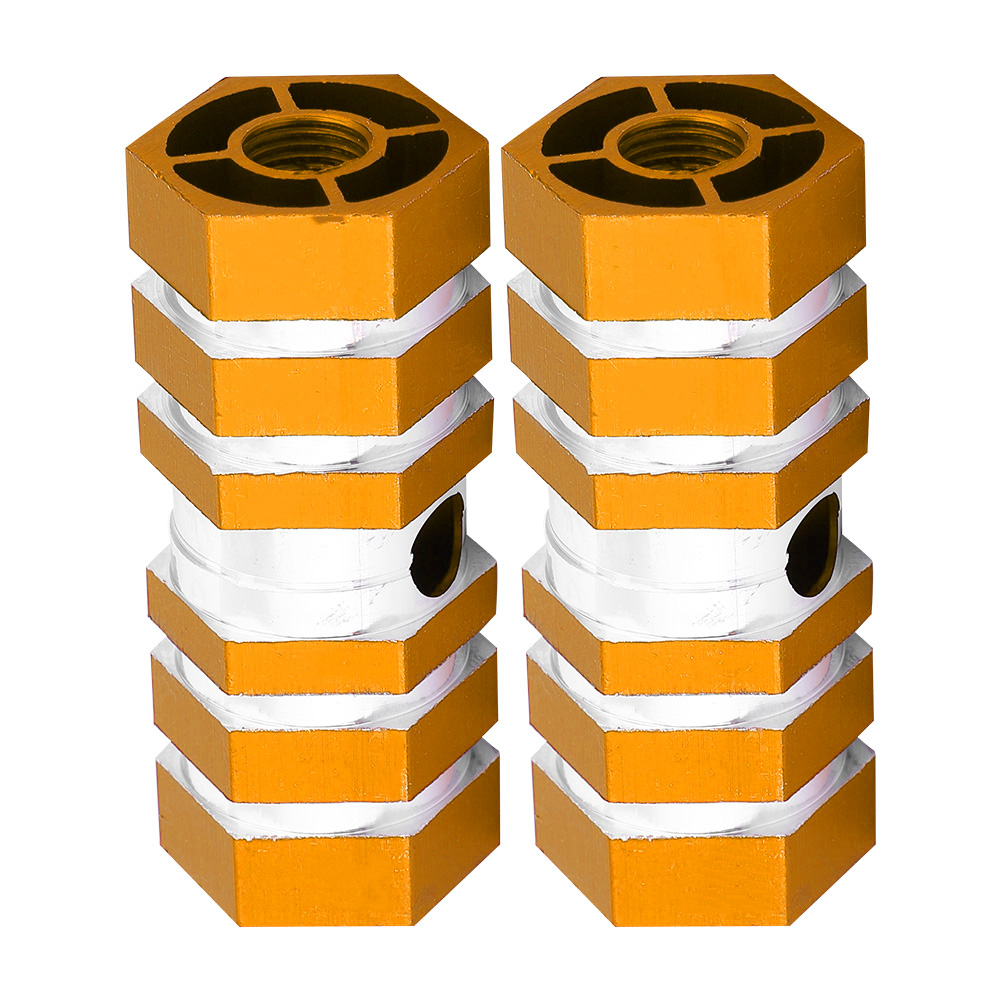 Bmx-pegs Aus Aluminiumlegierung Für Die Hinterachse Von Fahrrädern (gold)