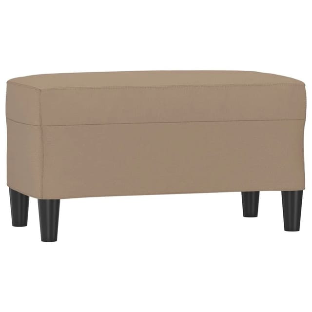 vidaXL Sitzbank Cappuccino-Braun 70x35x41 cm Kunstleder 349396