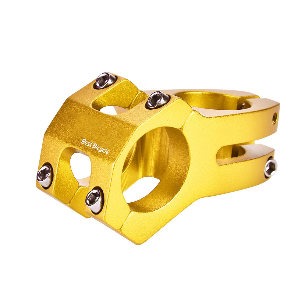 31,8 Mm Vorbau Aus Aluminiumlegierung Für Mountainbikes, Lenkerbefestigung (gold)