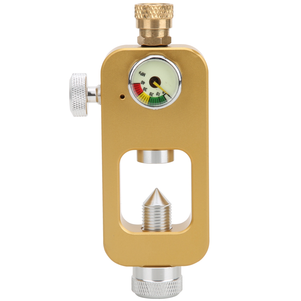 8-mm-tauchadapter Mit Manometer Für Sauerstoffflaschen – Gold Tauch- Und Schnorchelausrüstung