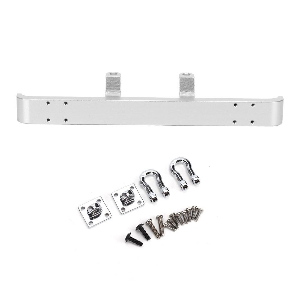Frontstoßstange Aus Aluminiumlegierung Für Mn D90, Mn-99, Mn-91, Fj-45 - Rc Parts (silber Mn-001s)