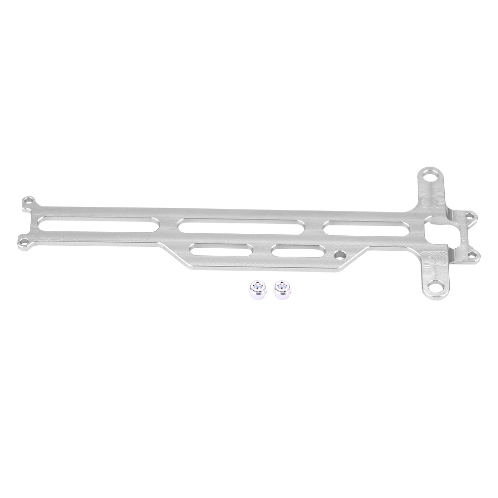 Cnc-gefräste Funkhalterung Aus Aluminiumlegierung Für Fs 1/18 Rc Monstertruck (silber)