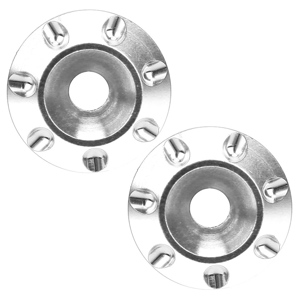 2-teiliges, Verstärktes Heckflügelgelenk, Universeller Schutz Für 1/10 Offroad-rennwagen (silber)