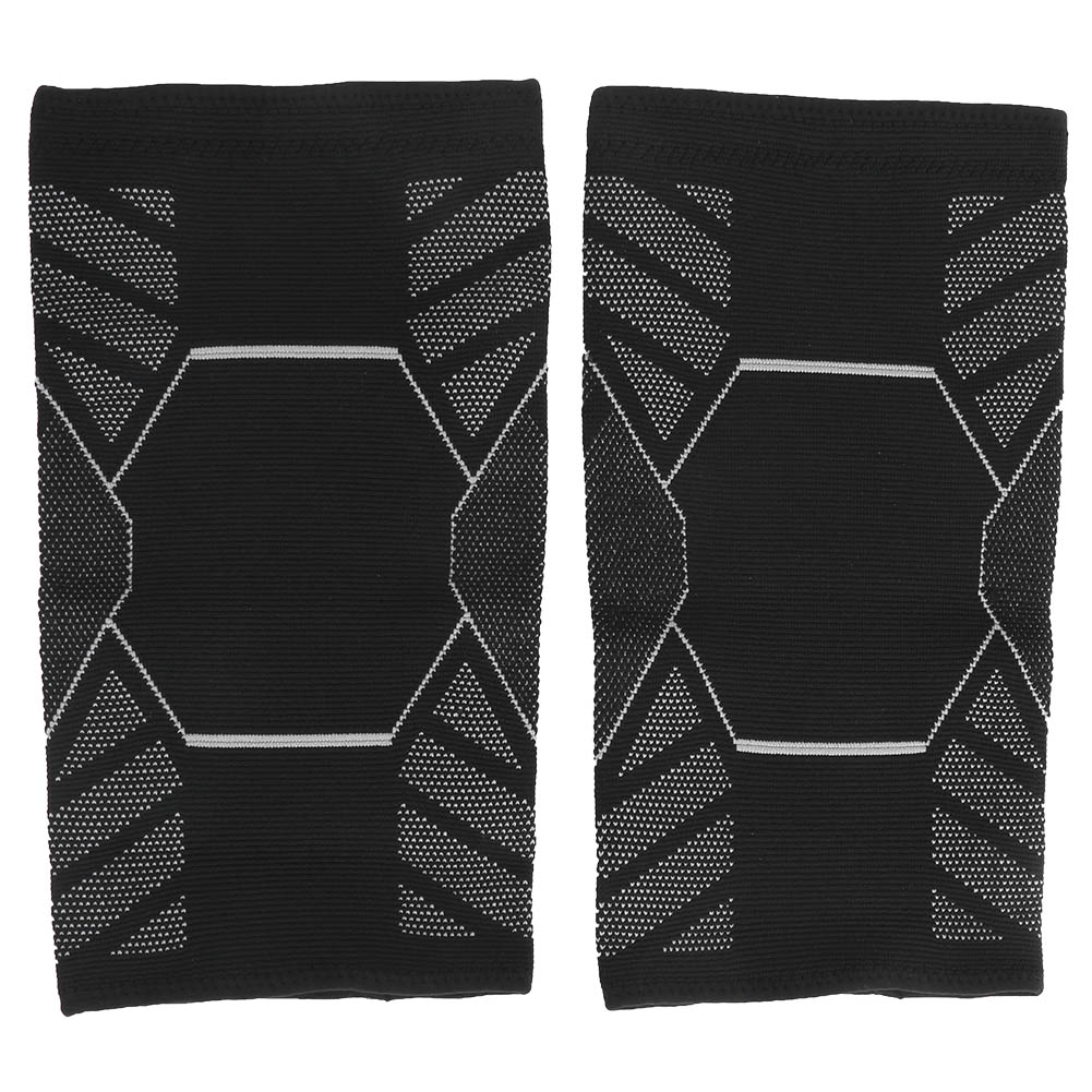 Paar Atmungsaktive Sport-knieschoner Aus Strapazierfähigem Nylon Für Den Gelenkschutz Im Freien (silber Xl)