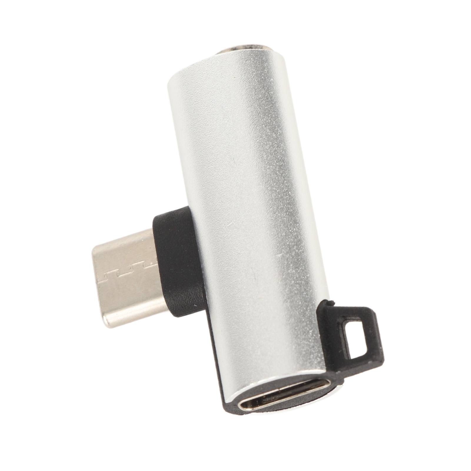 Usb-c-auf-3,5-mm-klinkenadapter Mit Pd-schnellladefunktion – Hifi-audio Und 2-in-1-ladegerät (silber)