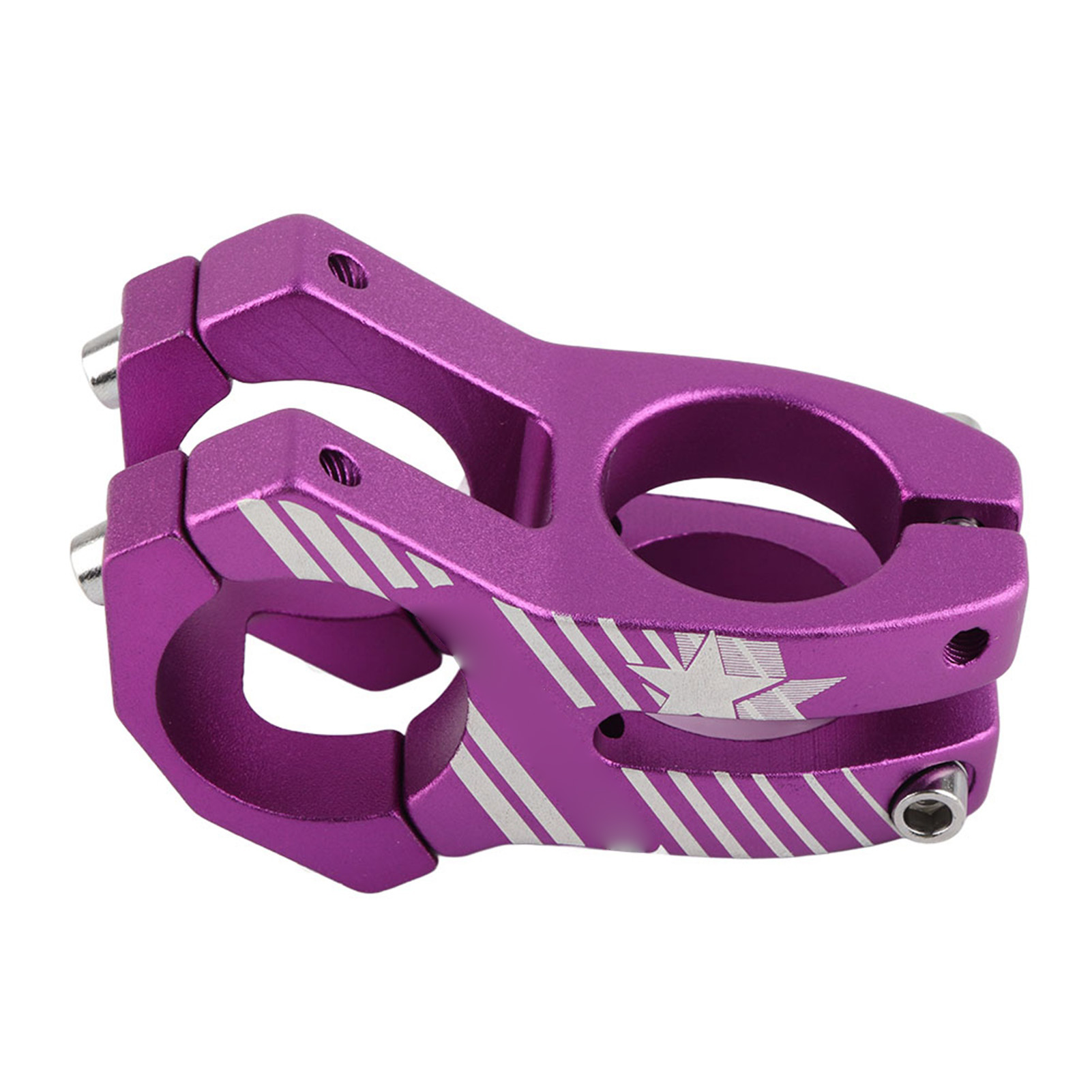 Robuster 31,8-mm-steuersatzvorbau Aus Aluminiumlegierung Für Mountainbike-lenker, Lila