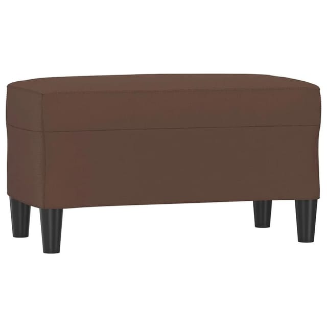 vidaXL Sitzbank Braun 70x35x41 cm Kunstleder 349393