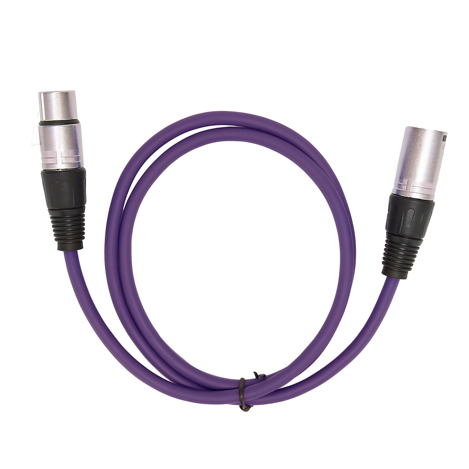 Robustes 3-poliges Mikrofonkabel (stecker/buchse), Violetter Audioadapter Für Mikrofone