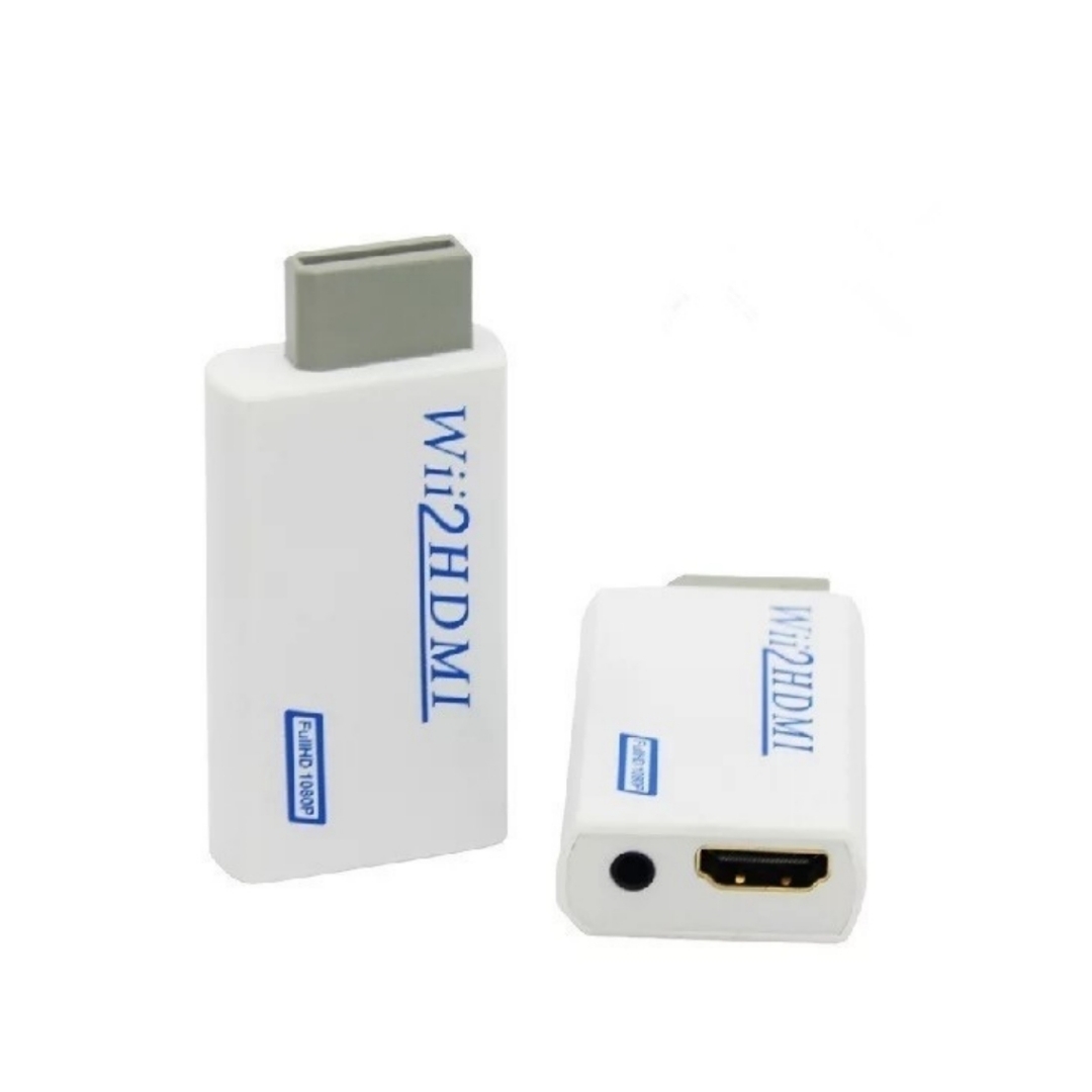 Hdmi-adapter Für Nintendo Wii – 1080p Full Hd-auflösung, Weiß